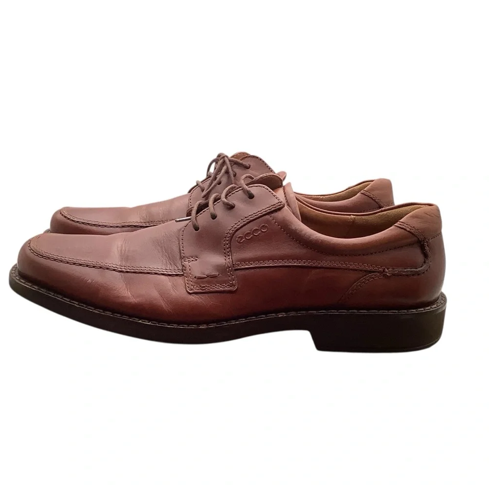 Ecco Men's Brown Leather Dress Shoes size 46 US 12‎